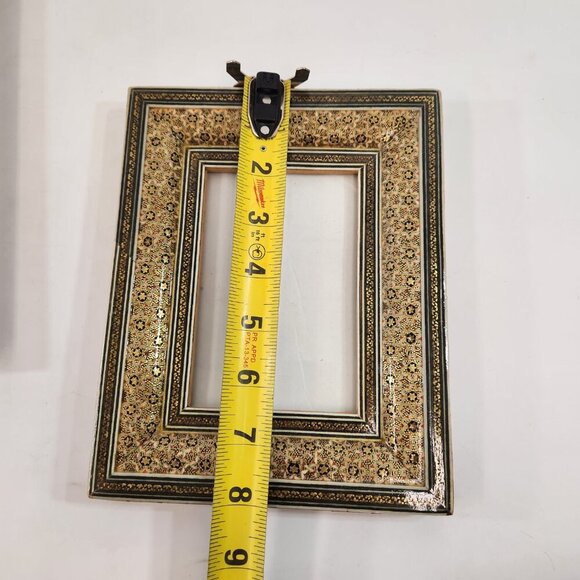 Vintage Marquetry Inlay Picture Frames Bundle of 2 - Picture 7 of 16